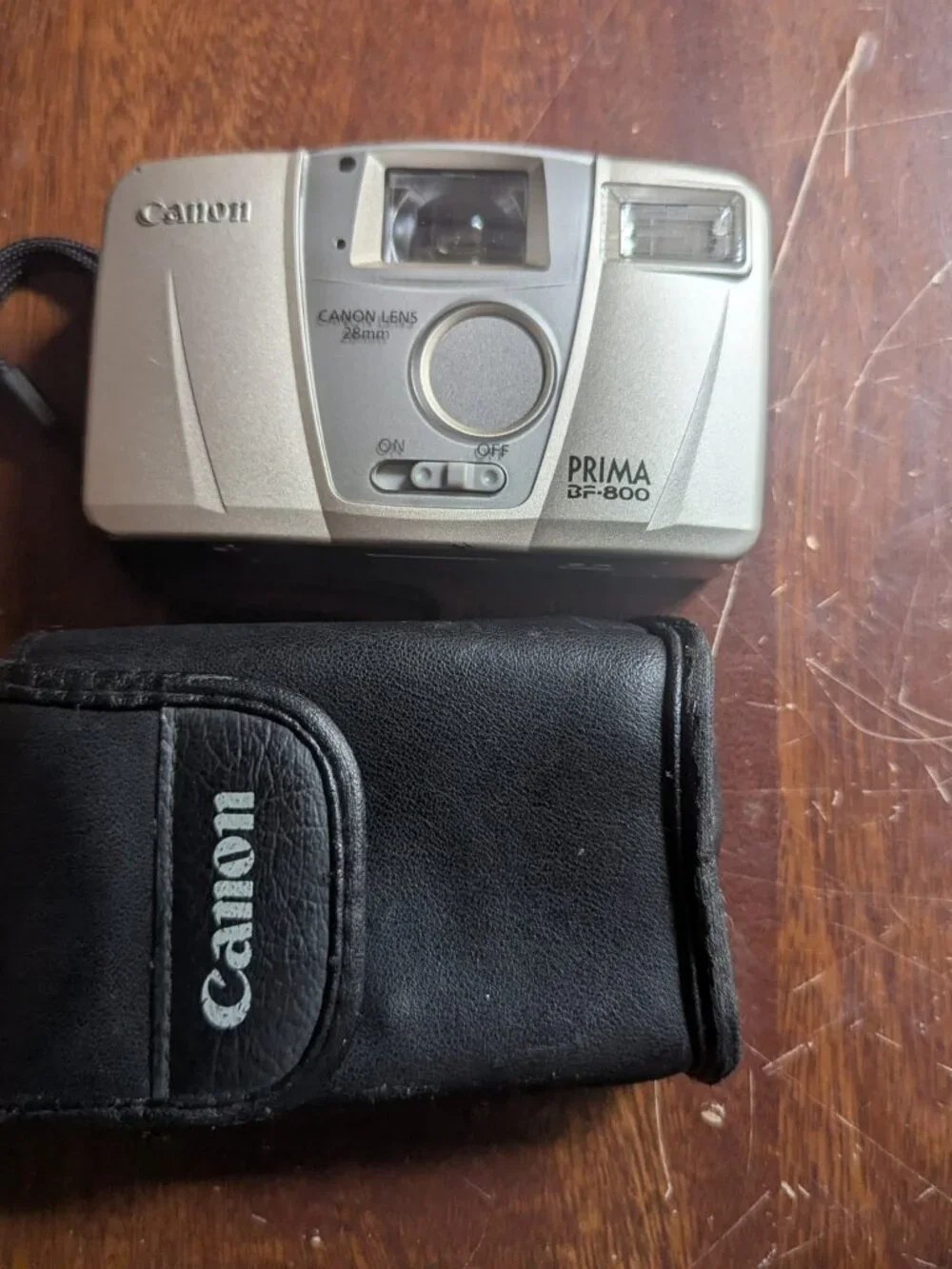 Canon Prima BF-800 35mm Film Camera + Case